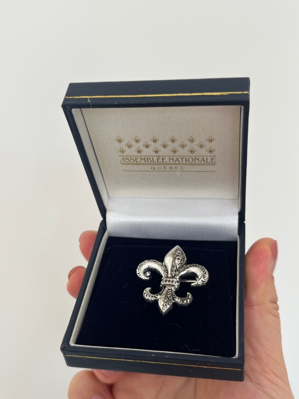 Silver Fleur-de-Lis Statement Ring - Québec